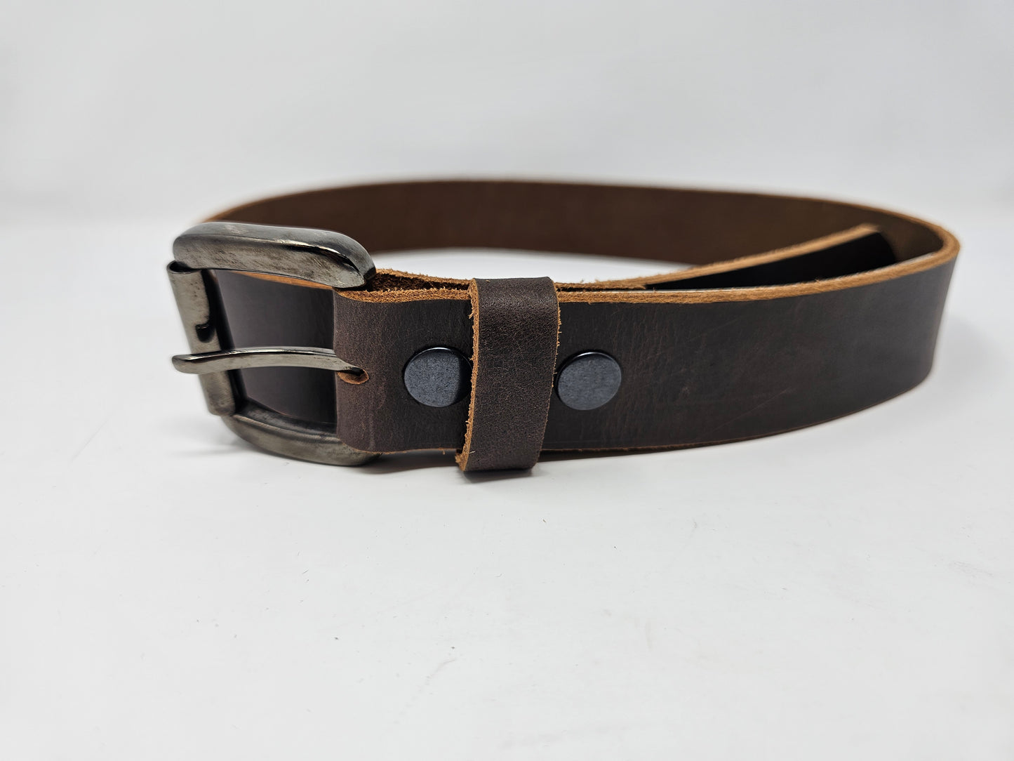 Brown Veg Leather Belt