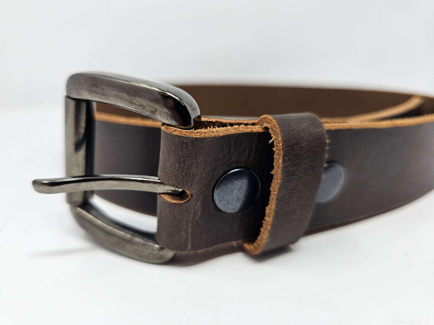 Brown Veg Leather Belt